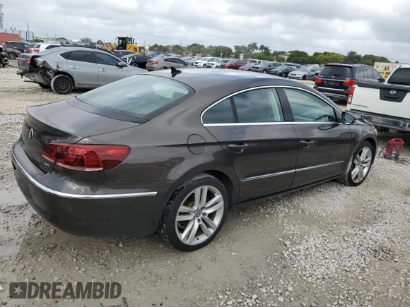 2013 Volkswagen CC Lux with VIN WVWRN7AN4DE526197, listed as a Copart auction lot 79539444 with 120,124 mi miles and Clean Title. Bid and sale history available at DreamBid. Image 3.