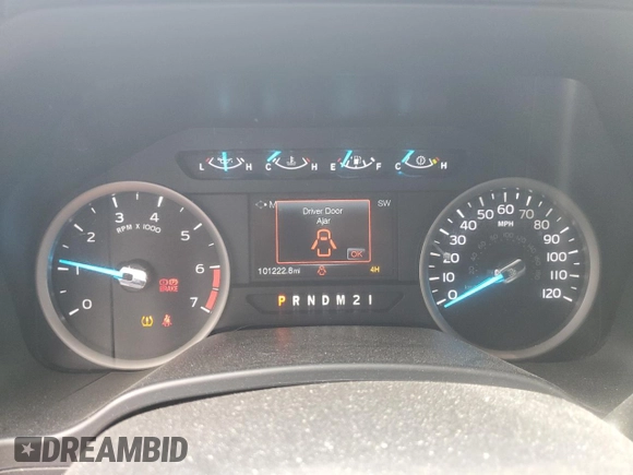 2018 Ford Super Duty F-250 SRW XL with VIN 1FT7W2B66JEB00540, listed as a Copart auction lot 52626865 with 101,222 mi miles and Salvage Title. Bid and sale history available at carsss.com. Image 9.