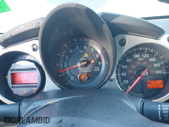 2014 Nissan 370Z Nismo with VIN JN1AZ4EH9EM635608, listed as a IAAI auction lot 41333034 with 45,354 mi miles and . Bid and sale history available at DreamBid. Image 7.