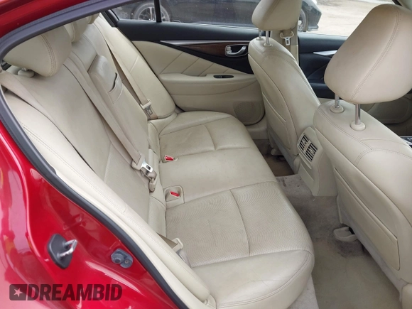 2014 Infiniti Q50 Sport with VIN JN1BV7AR4EM702549, listed as a IAAI auction lot 41803344 with 197,187 mi miles and . Bid and sale history available at carsss.com. Image 8.