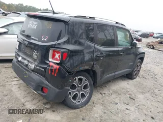 2017 Jeep Renegade Limited with VIN ZACCJBDB0HPE97445, listed as a IAAI auction lot 40727251 with 120,235 mi miles and . Bid and sale history available at DreamBid. Image 4.