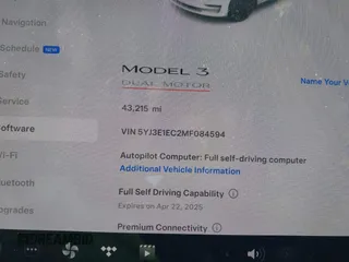 2021 Tesla Model 3 Performance with VIN 5YJ3E1EC2MF084594, listed as a IAAI auction lot 42030339 with 43,215 mi miles and . Bid and sale history available at DreamBid. Image 7.