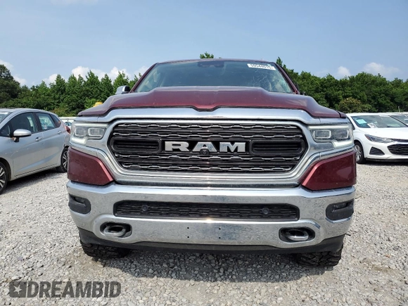 2019 Ram 1500 Limited with VIN 1C6SRFHT4KN707387, listed as a Copart auction lot 59544015 with 111,551 mi miles and Salvage title. Bid and sale history available at DreamBid. Image 5.