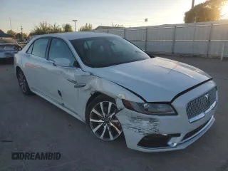 2020 Lincoln Continental Standard with VIN 1LN6L9PK2L5602320, listed as a Copart auction lot 76764124 with 37,605 mi miles and Salvage Title. Bid and sale history available at carsss.com. Image 4.