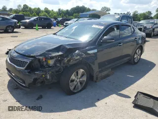 2014 Kia Optima Hybrid EX with VIN KNAGN4AD5E5064308, listed as a Copart auction lot 60275534 with 0 mi miles and Salvage Title. Bid and sale history available at carsss.com. Image 1.