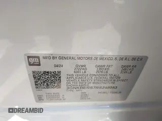 2024 Chevrolet Blazer RS z VIN 3GNKBERS7RS248053, wystawiony jako IAAI lot #41335899 z przebiegiem 19 929 mil mil oraz . Historia ofert i sprzedaży dostępna na DreamBid. Obrazek 9.
