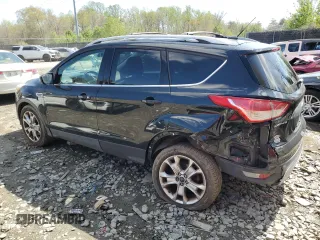 2015 Ford Escape Titanium with VIN 1FMCU9J9XFUB11123, listed as a Copart auction lot 52191015 with 77,541 mi miles and Salvage Title. Bid and sale history available at carsss.com. Image 2.