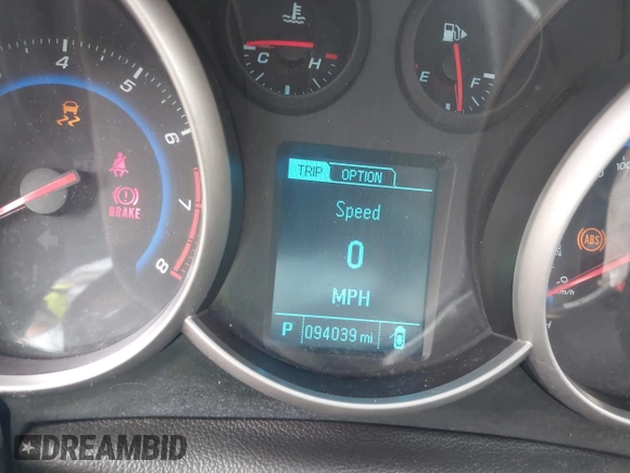 2015 Chevrolet Cruze LT with VIN 1G1PC5SB2F7280076, listed as a IAAI auction lot 41962830 with 94,039 mi miles and . Bid and sale history available at DreamBid. Image 15.