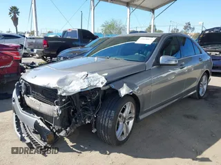 2012 Mercedes-Benz C-Class C 250 Sport with VIN WDDGF4HB8CA713047, listed as a IAAI auction lot 41830035 with 95,806 mi miles. Bid and sale history available at carsss.com. Image 2.