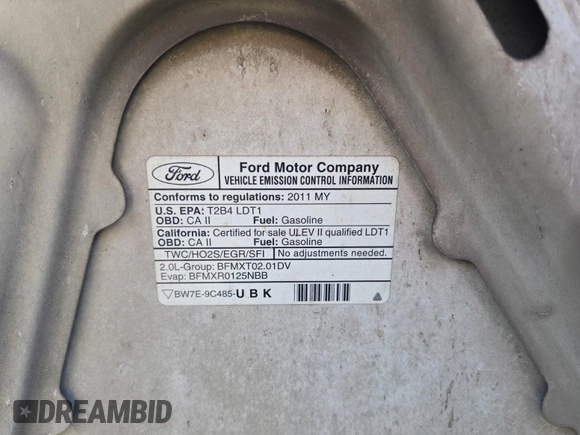2011 Ford Transit Connect XL with VIN NM0LS7AN0BT045450, listed as a IAAI auction lot 42773962 with 234,785 mi miles and . Bid and sale history available at DreamBid. Image 14.