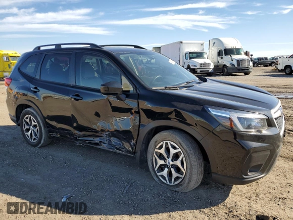 2021 Subaru Forester Premium with VIN JF2SKAJC2MH566929, listed as a Copart auction lot 48075815 with 28,600 mi miles and Salvage Title. Bid and sale history available at carsss.com. Image 4.