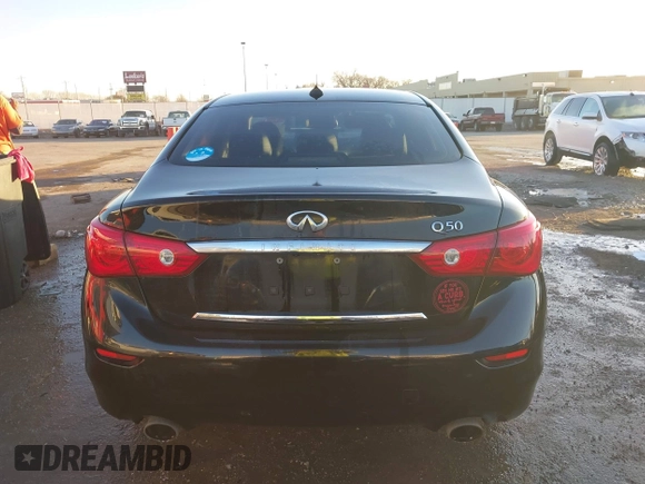 2015 Infiniti Q50 Sport with VIN JN1BV7AP7FM340930, listed as a IAAI auction lot 41134481 with 126,849 mi miles and . Bid and sale history available at DreamBid. Image 17.