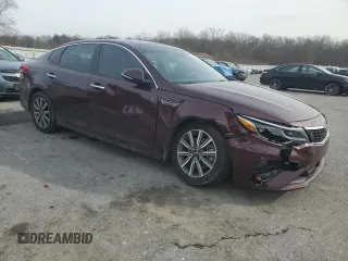 2020 Kia Optima EX Premium with VIN 5XXGU4L14LG424377, listed as a Copart auction lot 44209735 with 45,403 mi miles and Salvage Title. Bid and sale history available at carsss.com. Image 4.