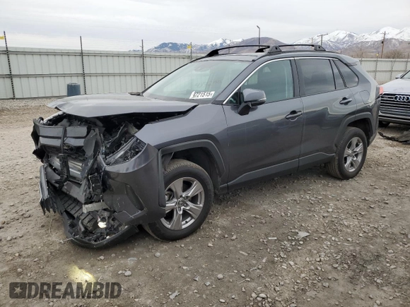 2023 Toyota RAV4 XLE with VIN 2T3P1RFVXPC351153, listed as a Copart auction lot 43721515 with 32,236 mi miles and Salvage Title. Bid and sale history available at carsss.com. Image 1.