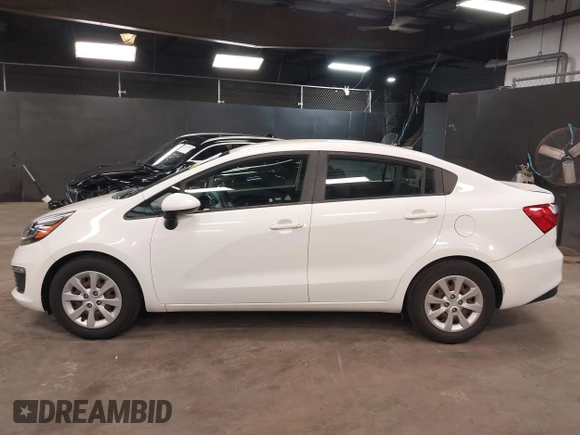 2016 Kia Rio LX with VIN KNADM4A38G6647353, listed as a IAAI auction lot 41822464 with 88,801 mi miles. Bid and sale history available at carsss.com. Image 14.