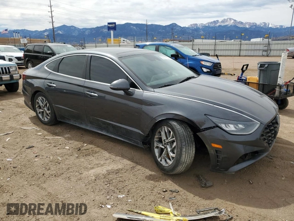 2020 Hyundai Sonata SEL z VIN 5NPEF4JA3LH000813, wystawiony jako Copart lot #50511305 z przebiegiem 57 424 mil mil oraz Szkoda całkowita • Salvage title. Historia ofert i sprzedaży dostępna na DreamBid. Obrazek 4.