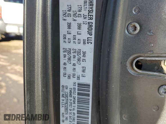2012 Ram 1500 Tradesman with VIN 1C6RD7FP8CS299374, listed as a Copart auction lot 83995894 with 194,209 mi miles and Salvage Title. Bid and sale history available at carsss.com. Image 12.