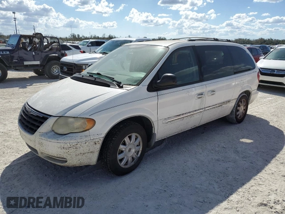 2006 Chrysler Town & Country LWB Touring with VIN 2A4GP54L86R874343, listed as a Copart auction lot 77596344 with 0 mi miles and Salvage Title. Bid and sale history available at carsss.com. Image 1.