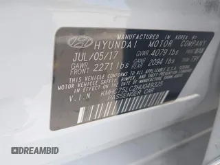 2017 Hyundai Ioniq SEL z VIN KMHC75LC2HU049325, wystawiony jako IAAI lot #42321171 z przebiegiem 128 891 mil mil oraz . Historia ofert i sprzedaży dostępna na DreamBid. Obrazek 9.