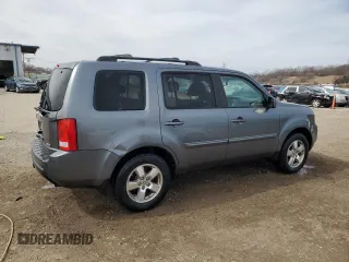 2011 Honda Pilot EX-L with VIN 5FNYF4H53BB099202, listed as a Copart auction lot 49852445 with 112,706 mi miles and Salvage Title. Bid and sale history available at DreamBid. Image 3.