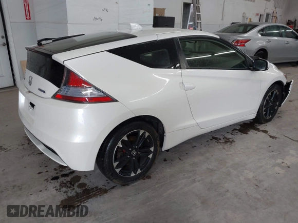 2015 Honda CR-Z EX with VIN JHMZF1D67FS000258, listed as a IAAI auction lot 41838779 with 61,751 mi miles. Bid and sale history available at carsss.com. Image 4.