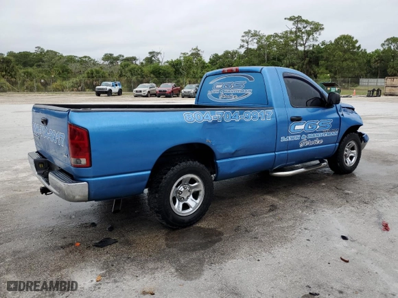 2003 Dodge Ram 1500 ST with VIN 1D7HA16NX3J542980, listed as a Copart auction lot 52149255 with 263,491 mi miles and Salvage Title. Bid and sale history available at carsss.com. Image 3.