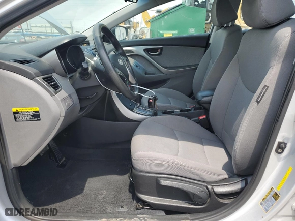 2013 Hyundai Elantra GLS PZEV with VIN KMHDH4AE4DU775567, listed as a Copart auction lot 59032394 with 112,389 mi miles and Salvage Title. Bid and sale history available at carsss.com. Image 7.