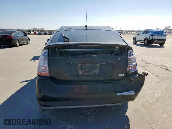 2007 Toyota Prius with VIN JTDKB20UX77614623, listed as a Copart auction lot 45750955 with 202,609 mi miles and Salvage Title. Bid and sale history available at DreamBid. Image 6.