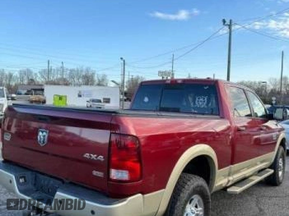 2012 Ram 2500 Laramie Longhorn with VIN 3C6UD5GL4CG225905, listed as a Copart auction lot 46706465 with 141,568 mi miles and Clean Title. Bid and sale history available at carsss.com. Image 4.