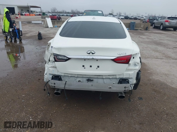 2020 Infiniti Q50 Luxe with VIN JN1EV7AP4LM200598, listed as a IAAI auction lot 41629830 with 69,882 mi miles and . Bid and sale history available at DreamBid. Image 17.