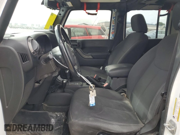 2018 Jeep Wrangler JK Unlimited Sport S with VIN 1C4HJWDG5JL864679, listed as a Copart auction lot 76408744 with 77,728 mi miles and Salvage Title. Bid and sale history available at carsss.com. Image 7.
