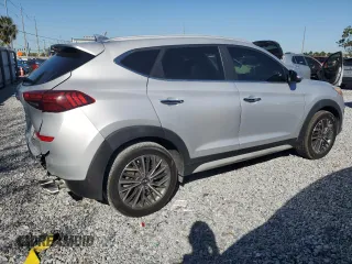 2019 Hyundai Tucson Sport with VIN KM8J33AL2KU858440, listed as a Copart auction lot 48773745 with 158,772 mi miles and Salvage Title. Bid and sale history available at carsss.com. Image 3.