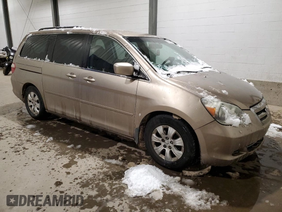 2005 Honda Odyssey EX with VIN 5FNRL38445B501098, listed as a Copart auction lot 82138664 with 236,731 mi miles and Clean Title. Bid and sale history available at carsss.com. Image 4.