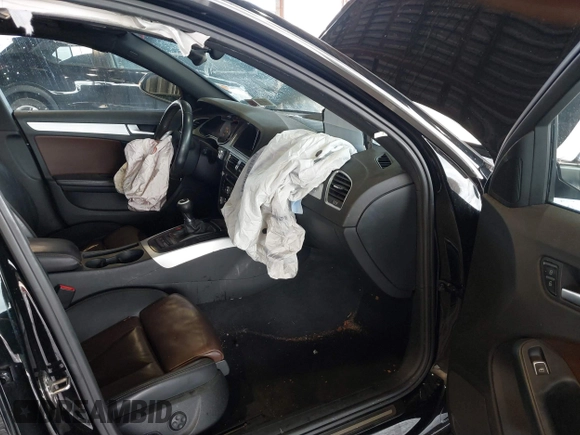 2014 Audi S4 Premium Plus with VIN WAUDGAFL8EA119191, listed as a IAAI auction lot 41697393 with 157,166 mi miles. Bid and sale history available at carsss.com. Image 5.