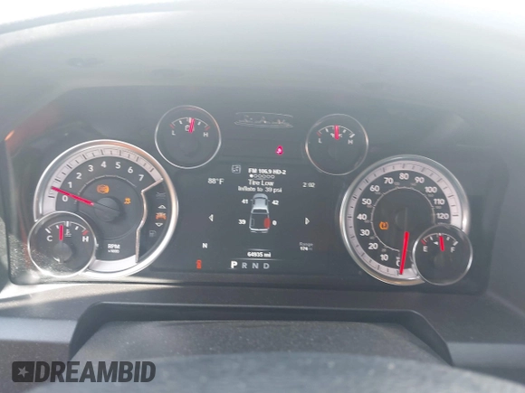 2018 Ram 1500 Big Horn with VIN 3C6RR7LT5JG135832, listed as a IAAI auction lot 42731484 with 64,935 mi miles and . Bid and sale history available at DreamBid. Image 7.