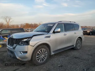 2022 Nissan Armada SV with VIN JN8AY2AD2N9675138, listed as a Copart auction lot 82432744 with 113,412 mi miles and Salvage Title. Bid and sale history available at carsss.com. Image 1.