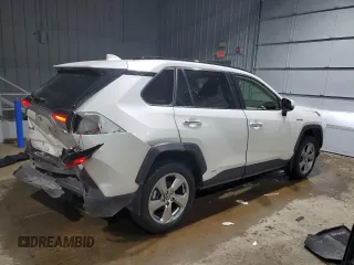 2020 Toyota RAV4 Hybrid Limited with VIN JTMDWRFV6LD540456, listed as a Copart auction lot 44146595 with 36,561 mi miles and Salvage Title. Bid and sale history available at carsss.com. Image 3.