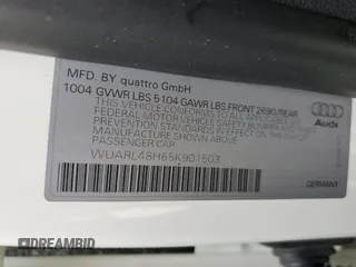 2005 Audi S4 z VIN WUARL48H65K901503, wystawiony jako Copart lot #76890114 z przebiegiem 104 022 mil mil oraz Nie do naprawy. Historia ofert i sprzedaży dostępna na DreamBid. Obrazek 13.