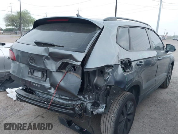 2024 Volkswagen Taos S с VIN 3VV5X7B26RM078934, выставлен на аукционе IAAI как лот 41802423 с пробегом 12 233 миль миль и . История ставок и продаж доступна на DreamBid. Изображение 6.