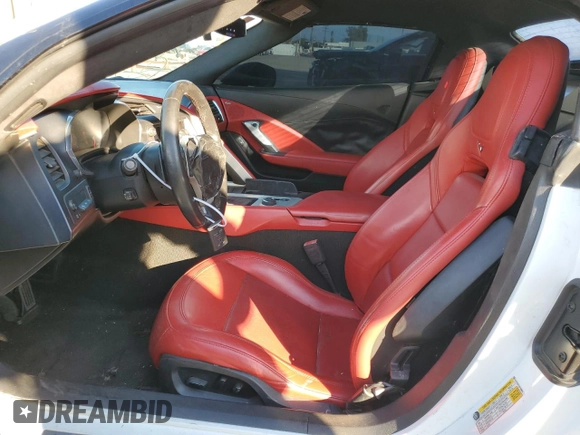 2014 Chevrolet Corvette 3LT with VIN 1G1YF3D71E5128003, listed as a Copart auction lot 58559974 with 72,682 mi miles and Clean Title. Bid and sale history available at carsss.com. Image 7.