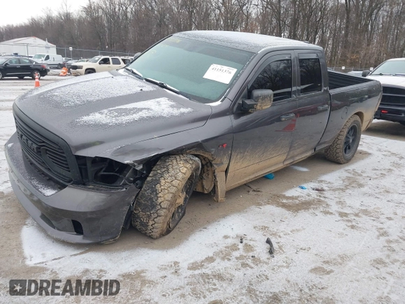 2014 Ram 1500 Express with VIN 1C6RR7FT5ES420041, listed as a IAAI auction lot 41151376 with 60,882 mi miles and . Bid and sale history available at DreamBid. Image 2.