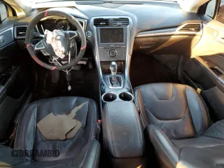 2013 Ford Fusion Titanium Hybrid with VIN 3FA6P0RU8DR343551, listed as a Copart auction lot 87515335 with 197,164 mi miles and Salvage Title. Bid and sale history available at carsss.com. Image 8.