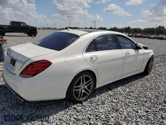 2015 Mercedes-Benz S 550 z VIN WDDUG8CB2FA170054, wystawiony jako Copart lot #57855355 z przebiegiem Nie podano mil oraz Szkoda całkowita • Salvage title. Historia ofert i sprzedaży dostępna na DreamBid. Obrazek 3.