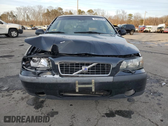 2003 Volvo S60 2.4L with VIN YV1RS61T732266261, listed as a Copart auction lot 87686255 with 106,129 mi miles and Salvage Title. Bid and sale history available at carsss.com. Image 5.