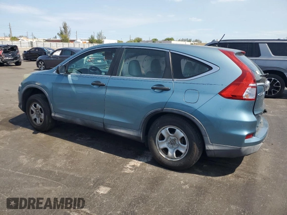 2015 Honda CR-V LX z VIN 2HKRM3H34FH500556, wystawiony jako Copart lot #58317025 z przebiegiem 60 369 mil mil oraz Nie do naprawy • Non repairable. Historia ofert i sprzedaży dostępna na DreamBid. Obrazek 2.