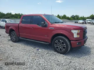 2016 Ford F-150 XLT with VIN 1FTEW1EG3GFC58231, listed as a Copart auction lot 57956055 with 132,975 mi miles and Salvage title. Bid and sale history available at DreamBid. Image 4.