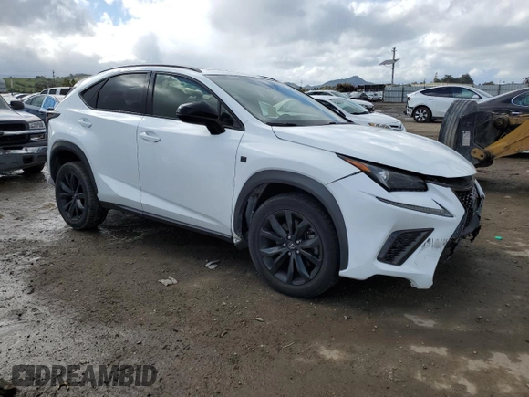2019 Lexus NX with VIN JTJYARBZ6K2123676, listed as a Copart auction lot 49687845 with 71,143 mi miles and Salvage Title. Bid and sale history available at carsss.com. Image 4.
