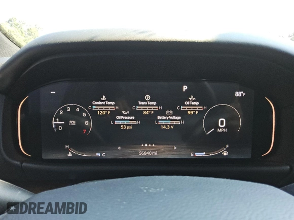 2022 Jeep Grand Wagoneer Series I with VIN 1C4SJVEJ4NS181006, listed as a Copart auction lot 61688685 with 56,840 mi miles and Clean title. Bid and sale history available at DreamBid. Image 9.