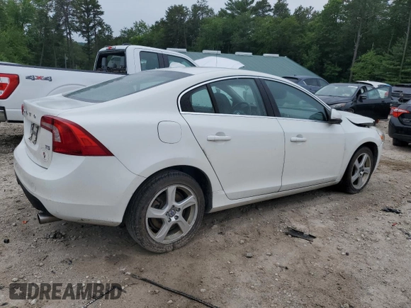 2013 Volvo S60 T5 Premier with VIN YV1612FS7D1219169, listed as a Copart auction lot 62409405 with 107,736 mi miles and Clean title. Bid and sale history available at DreamBid. Image 3.