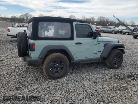 2024 Jeep Wrangler Sport S z VIN 1C4PJXAG4RW313496, wystawiony jako Copart lot #49688305 z przebiegiem 13 304 mil mil oraz Szkoda całkowita • Salvage title. Historia ofert i sprzedaży dostępna na DreamBid. Obrazek 3.